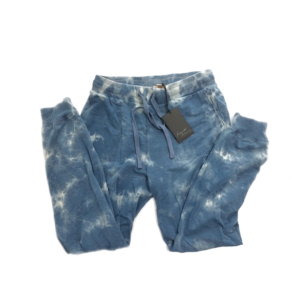 NWT Womens Athleisure Blue 2 Pc Tie Dye Joggers & Sold Color Sweatshirt Sz SML - Picture 2 of 10